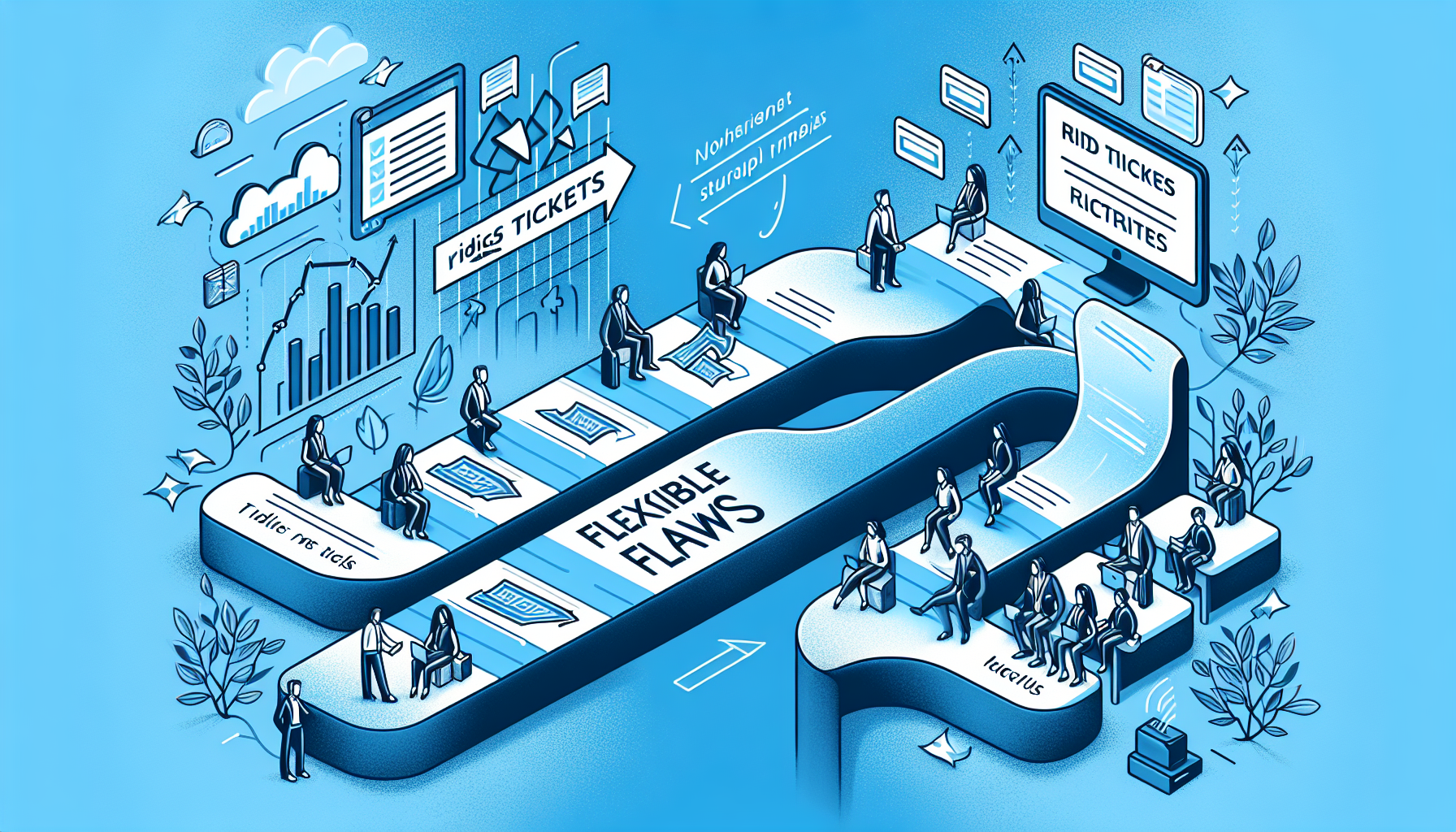 Tickets rígidos vs fluxos flexíveis: qual funciona melhor nas empresas?