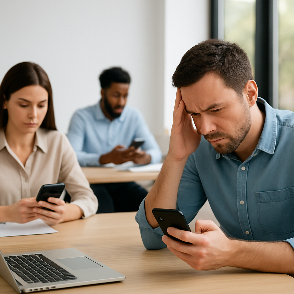 Desconcentrados no trabalho: O impacto do WhatsApp nas empresas modernas