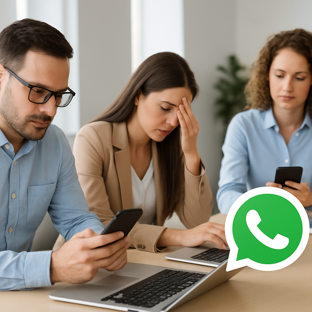Como o WhatsApp pode sabotar a eficiência da tua equipa