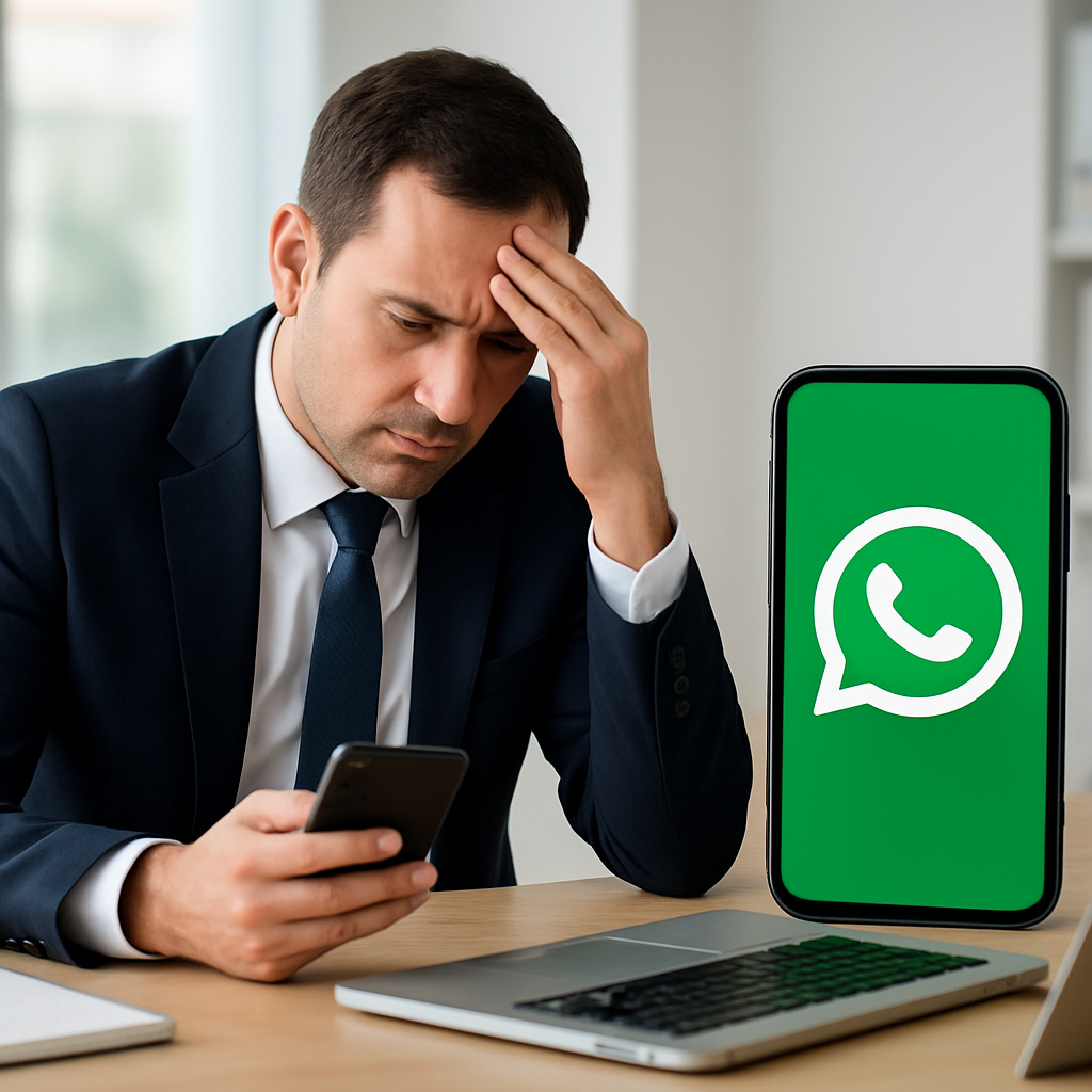 Gestão de tempo em risco: O efeito do WhatsApp no ambiente empresarial