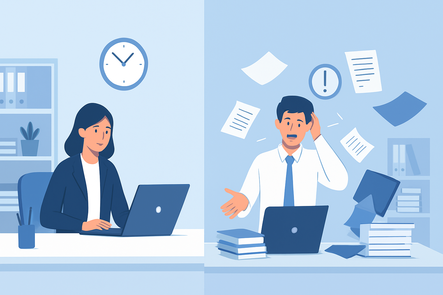 A Importância da Organização nas Empresas: Organizadas vs. Reativas