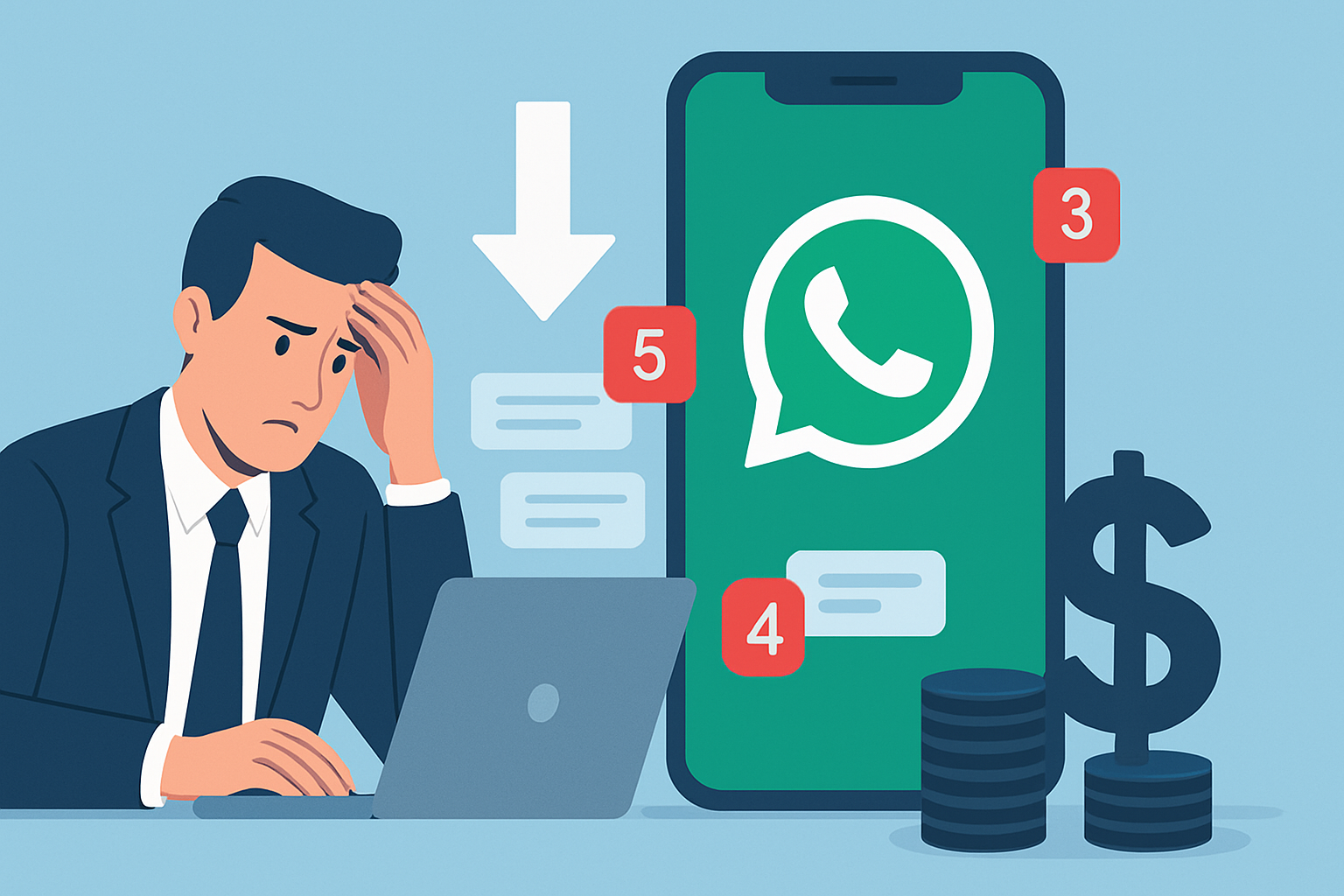 O Caos das Leads no WhatsApp Está a Custar-lhe Milhares
