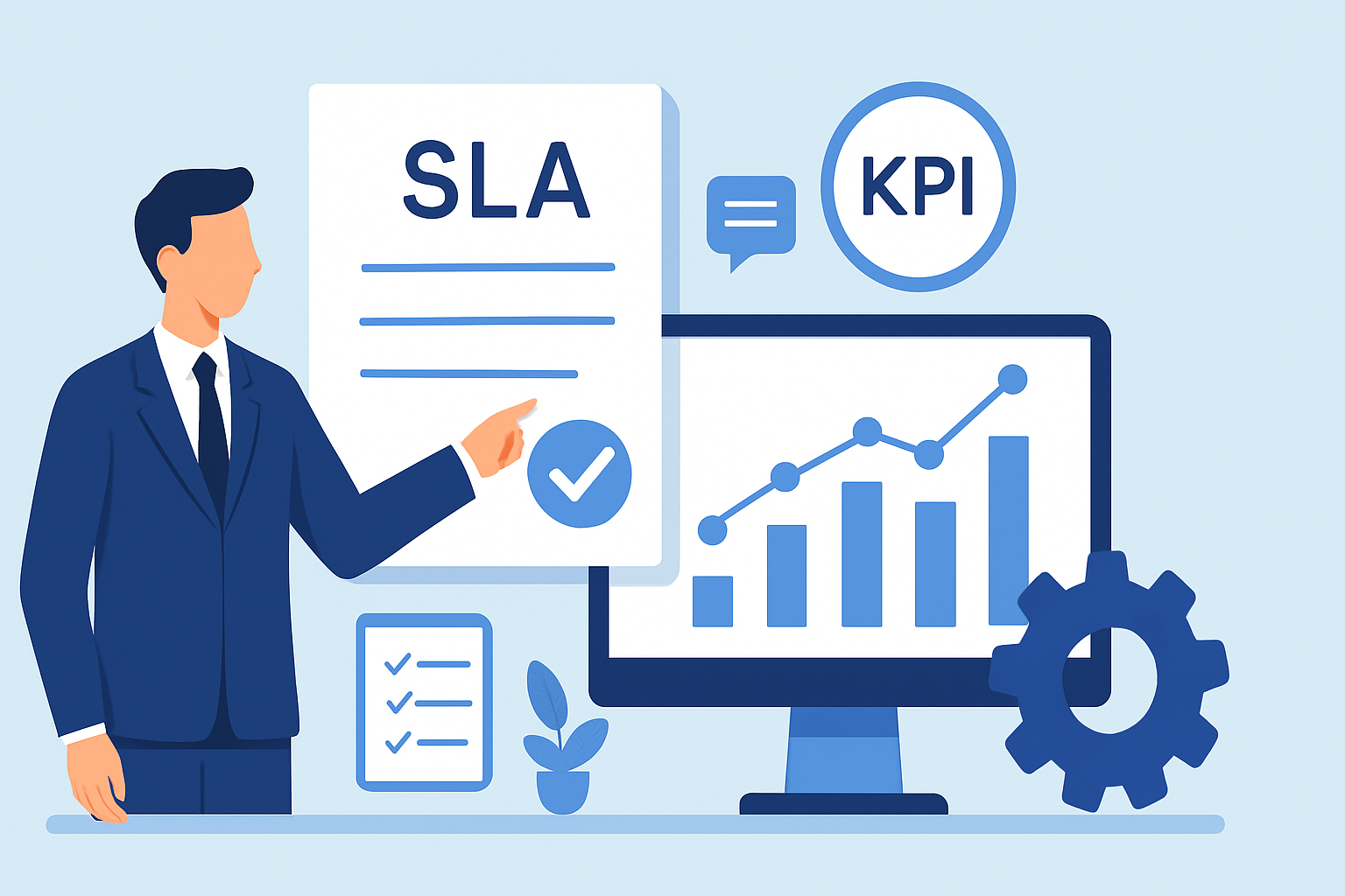 理解服务水平协议与支援指标的重要性