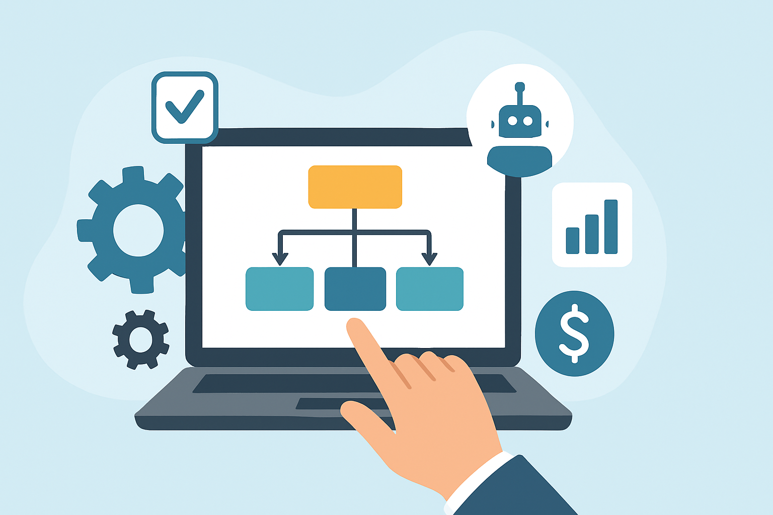 Hoe je bedrijfsprocessen efficiënt kunt automatiseren met de juiste tools