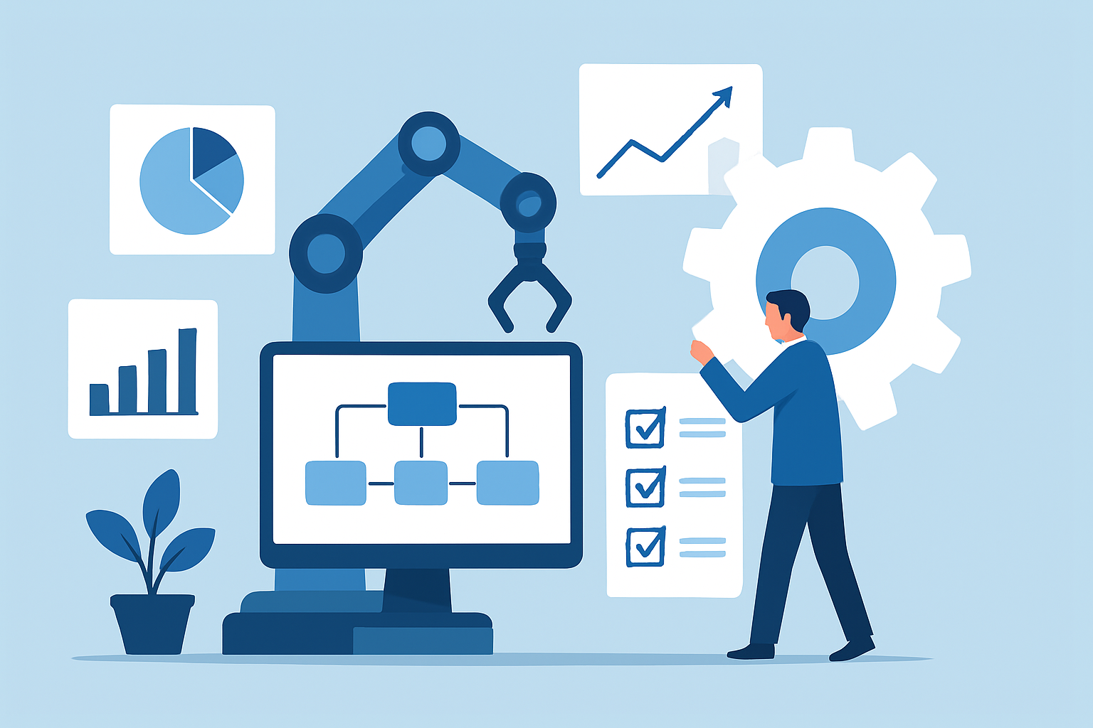 Stappenplan voor succesvolle automatisering van bedrijfsprocessen