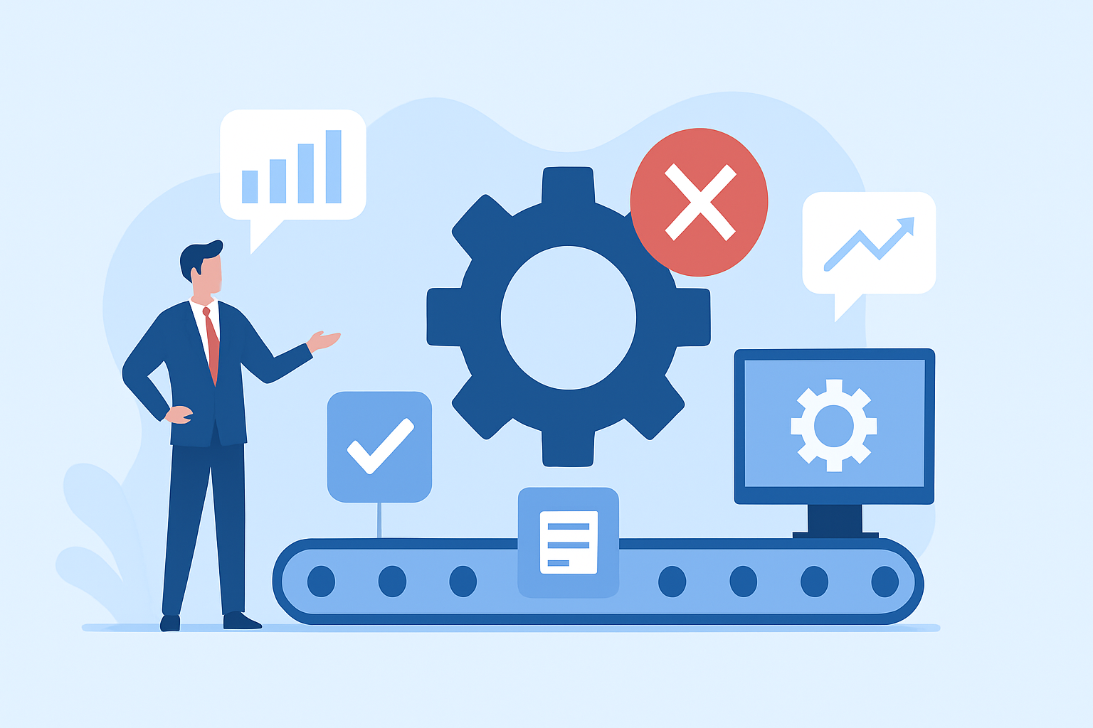Errores comunes que debes evitar al automatizar procesos empresariales
