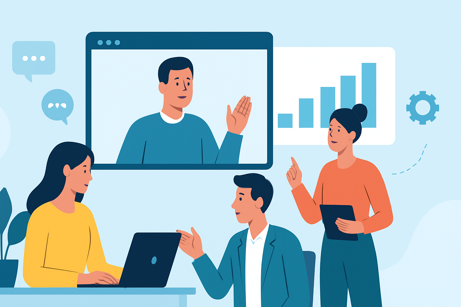 Tendencias en herramientas de colaboración empresarial para el 2024