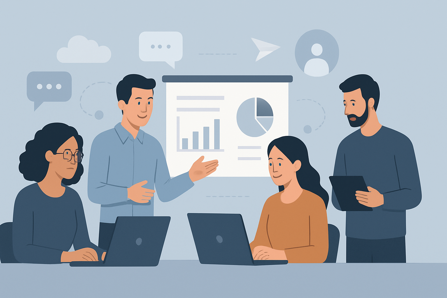 Herramientas de colaboración empresarial: claves para mejorar la comunicación interna