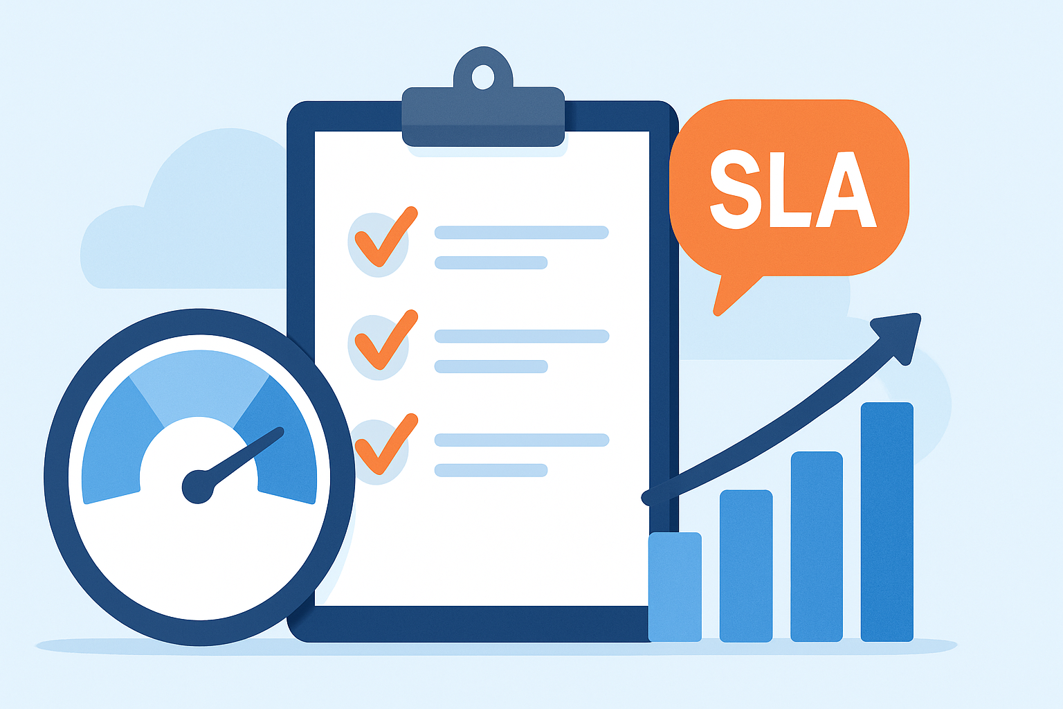 Сравнение различных метрик поддержки: что нужно знать о SLA