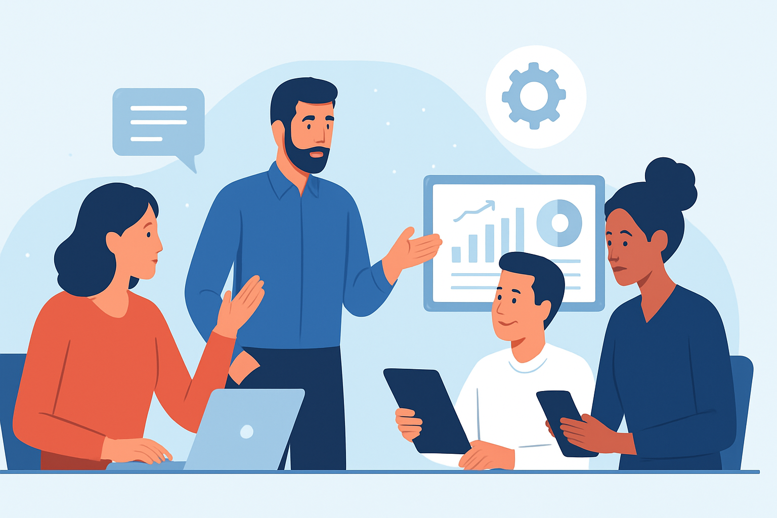 Как улучшить командное взаимодействие с помощью цифровых технологий