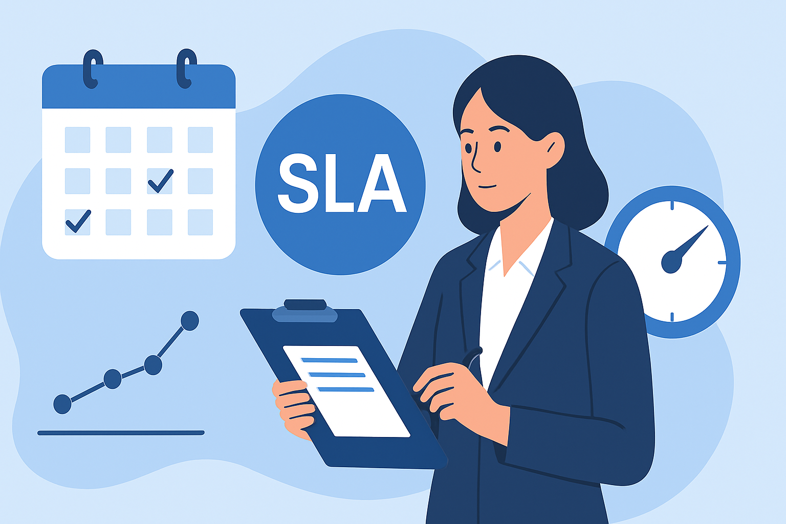 SLA的重要性与支援指标的关系