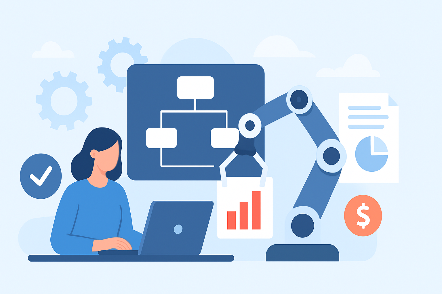 Hoe je bedrijfsprocessen kunt automatiseren zonder hoge kosten