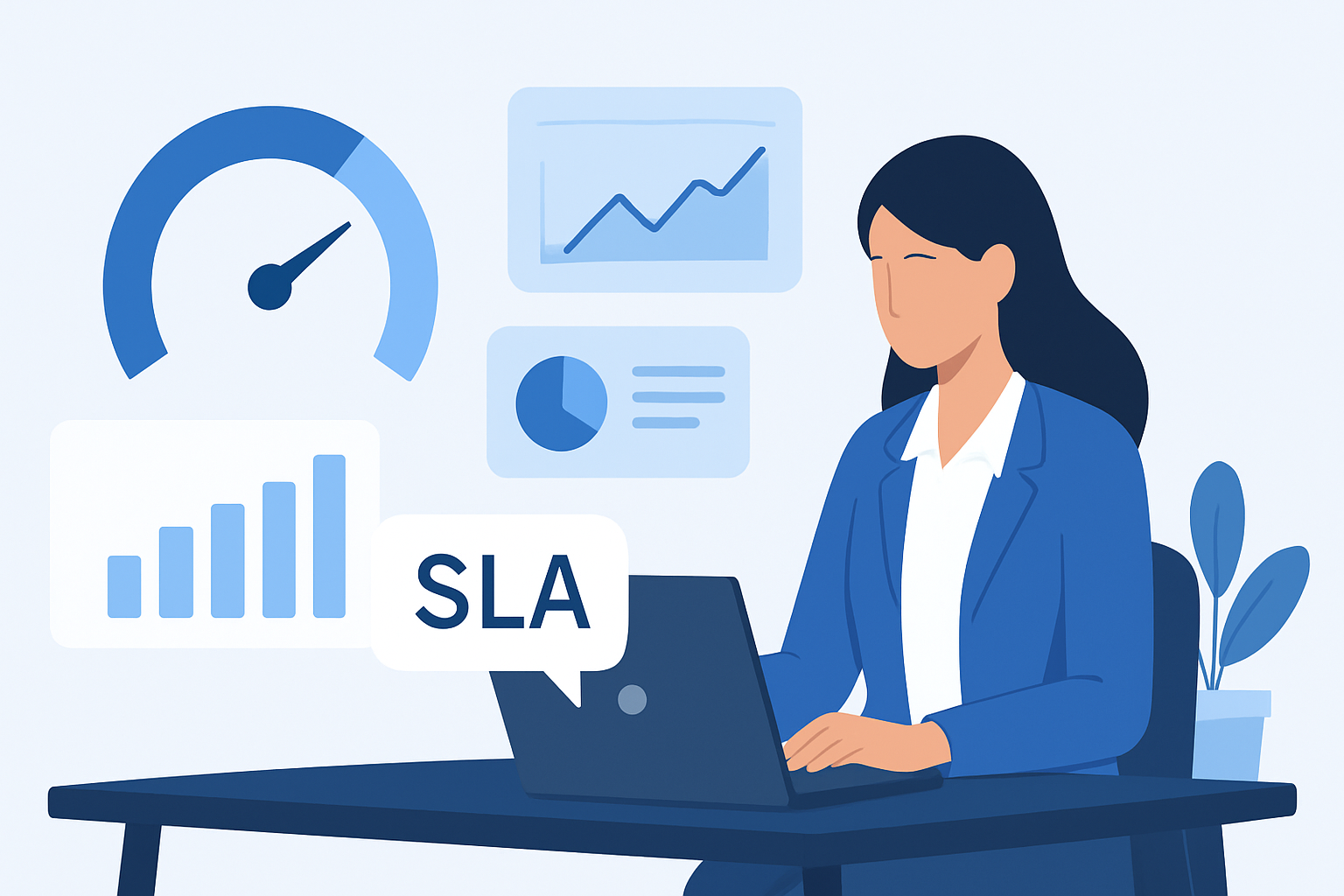 Les indicateurs clés pour mesurer l'efficacité du support et des SLA