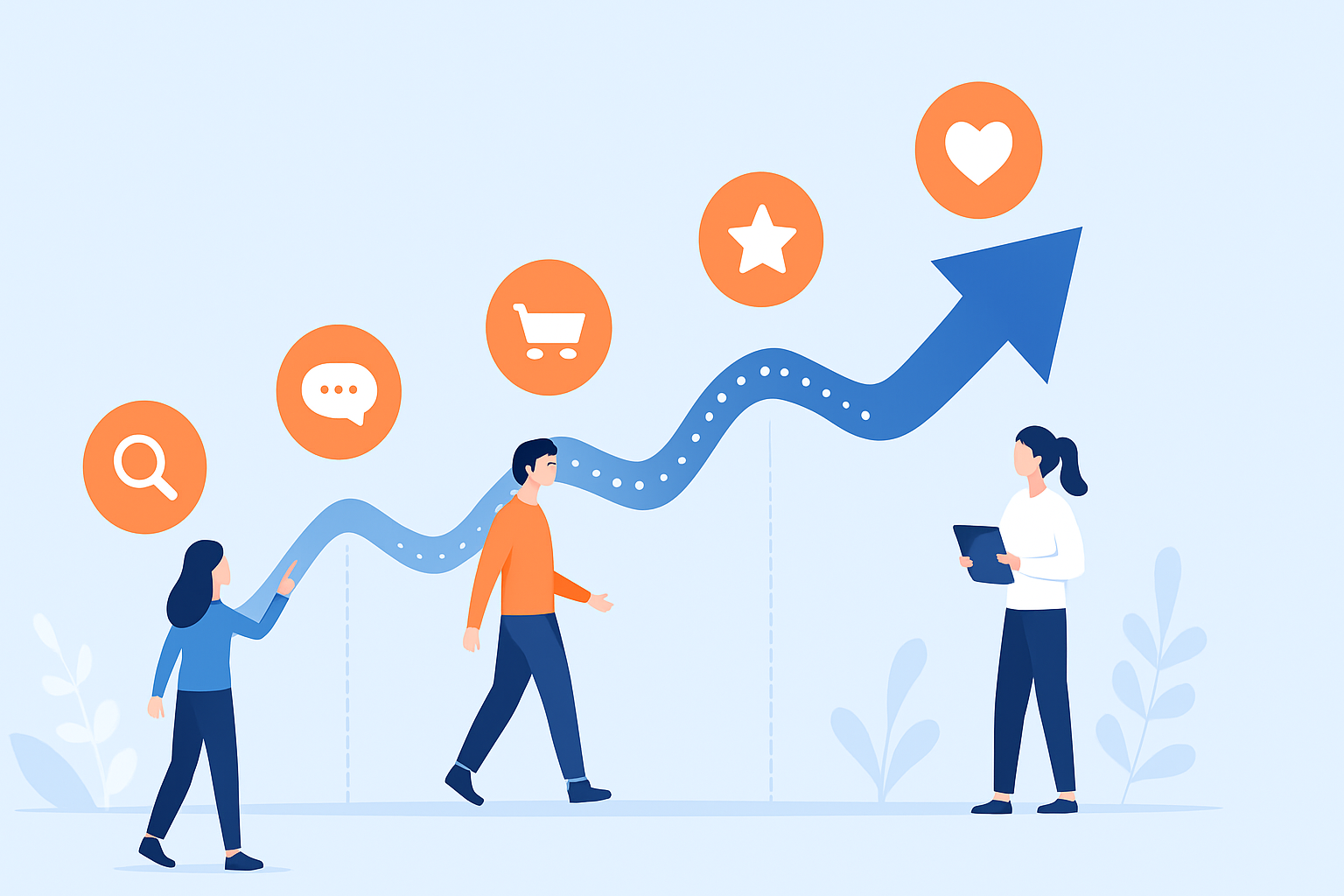 Como criar uma jornada do cliente impecável em 5 passos