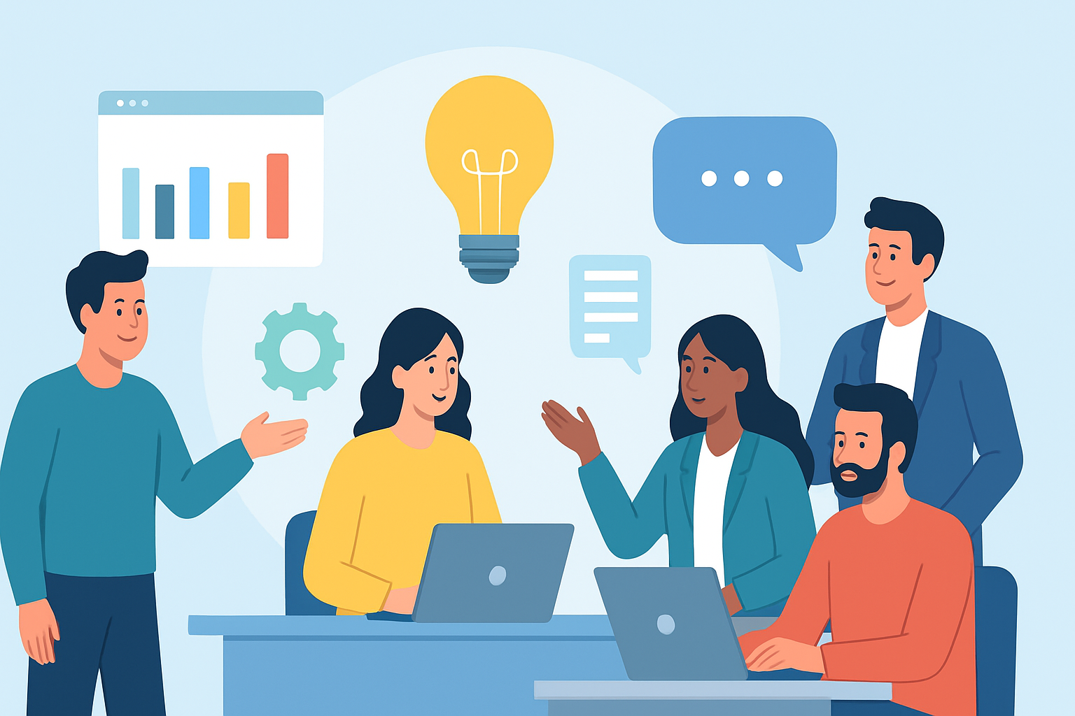 Herramientas de colaboración empresarial que transformarán tu equipo