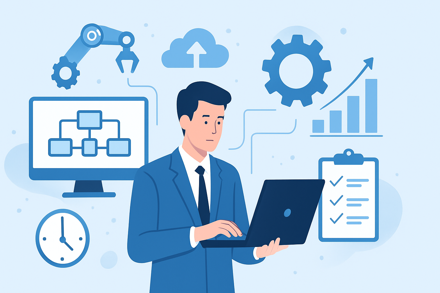 Como a Automatização de Processos Empresariais Pode Aumentar a Sua Produtividade
