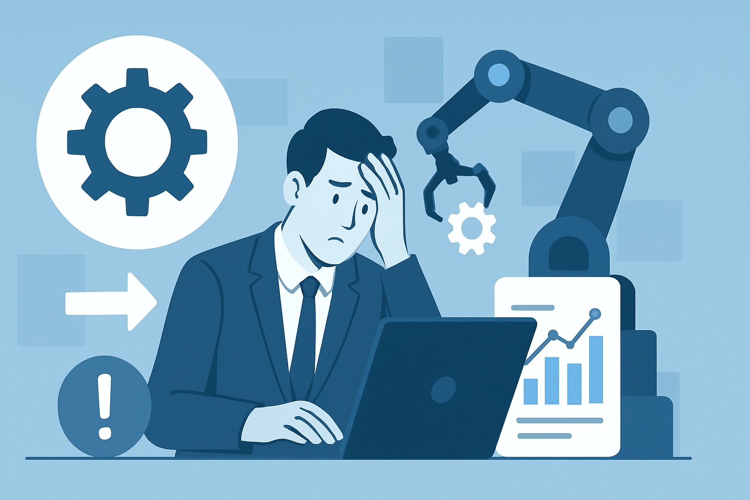 Os 5 Erros Comuns na Implementação da Automatização de Processos Empresariais