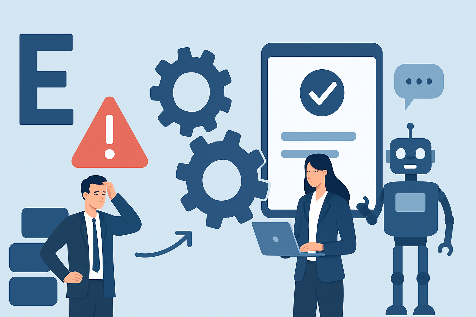 5 Erros Comuns na Implementação da Automatização de Processos Empresariais