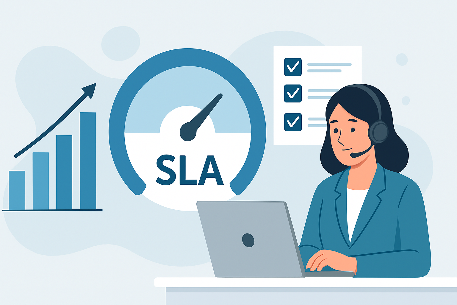Como Medir a Eficiência do Suporte com Métricas de SLA