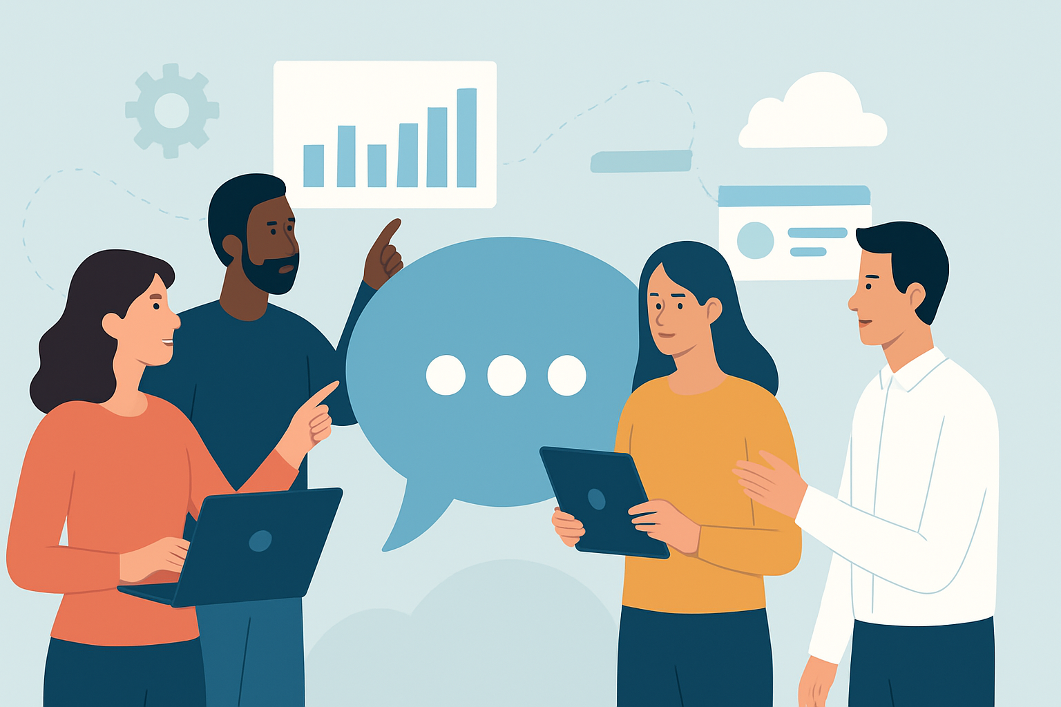 Como Potencializar a Comunicação em Equipa com Ferramentas de Colaboração